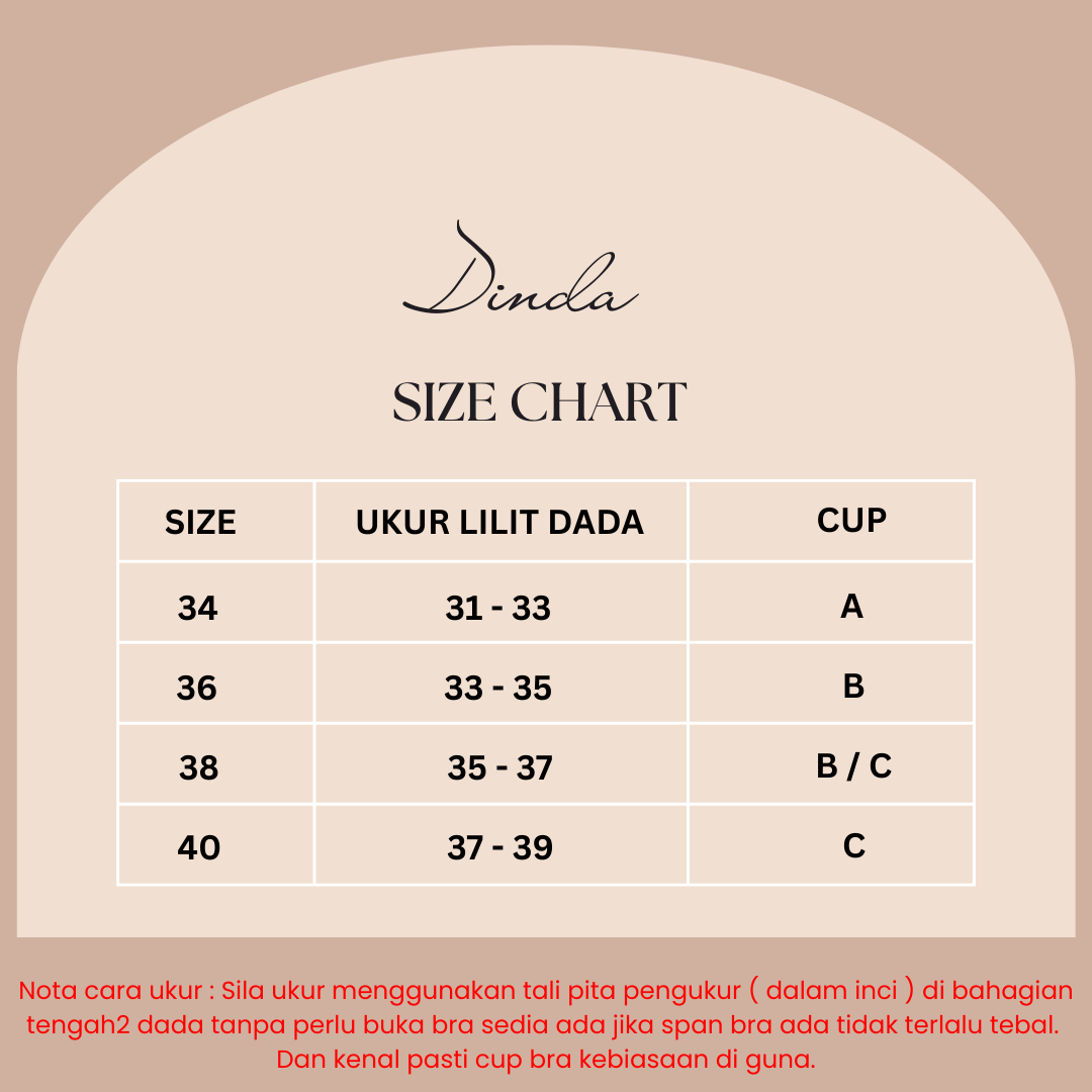 NEW bra DINDA half cup A-C Push up