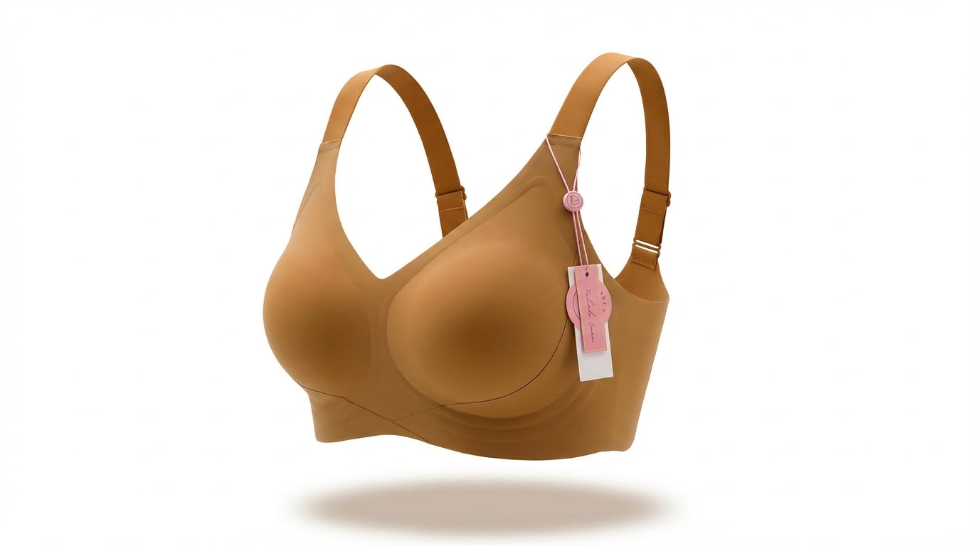 Bralet JESLINA Seamless Tanpa Dawai FULL CUP A-F 4 Cangkuk Tali Lebar NO PUSH UP