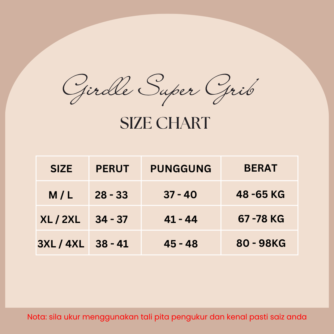 Girdle Super Double Grib FE ( M-4XL )